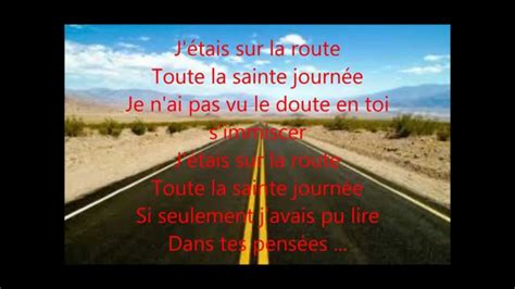 Gérald De Palmas – Sur la route Lyrics .